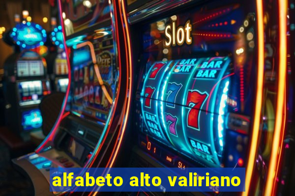 alfabeto alto valiriano